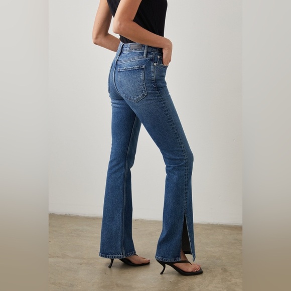 Rails The Sunset High Rise Slim Flare Jeans. Color: Navy Stone. Size: 30. - Picture 3 of 10